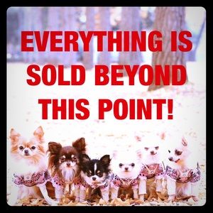 ⚠️ Everything is sold beyond this point.